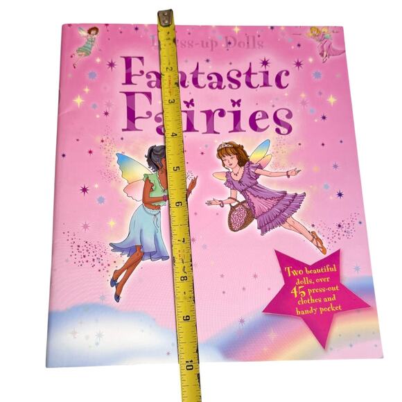 VTG Dress Up Cut Out PAPER DOLLS Fantastic Fairies Igloo BOOK 45 Clothes 2 Doll - Picture 6 of 8